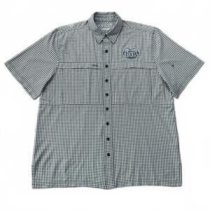 GameGuard Mens Mesquite TekCheck Blue Plaid Texas Gun Club Shirt Size XL